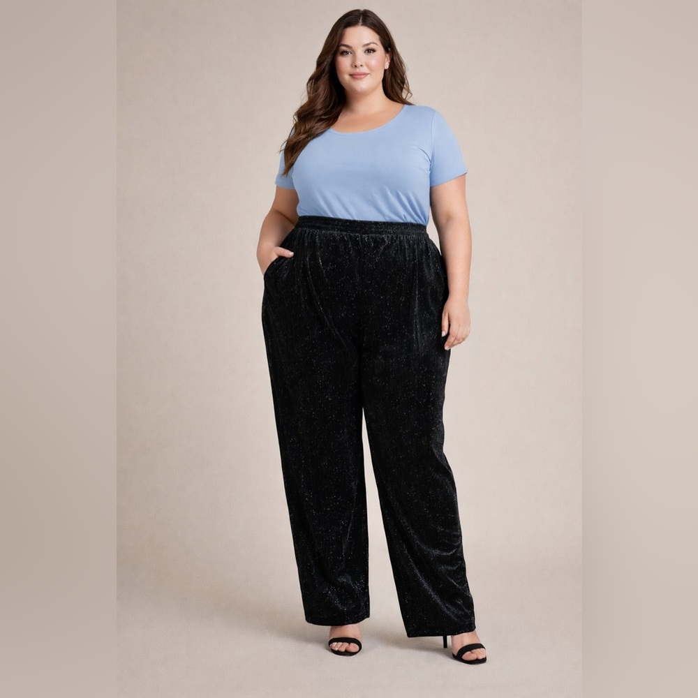 NWT Vince Camuto Elegant Black Velvet pants